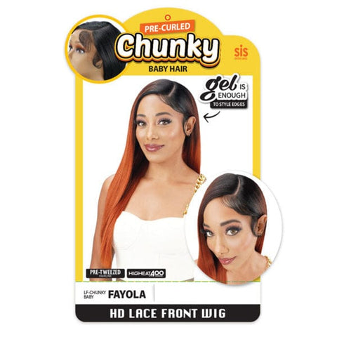 Zury Sis Synthetic Hair Chunky HD Lace Front Wig - FAYOLA - SoGoodBB.com