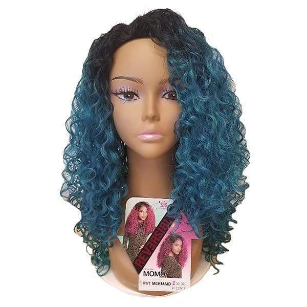 Zury Sis Synthetic Hair Dual Color Reversible Half Wig - CF-H RV MOMO - SoGoodBB.com