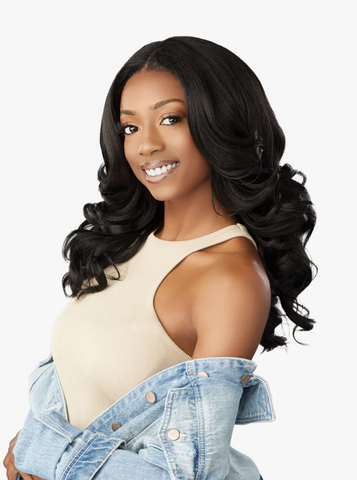 Sensationnel KINKY Edges Kinks & Co Y-PART KINKY BARREL CURL 20"