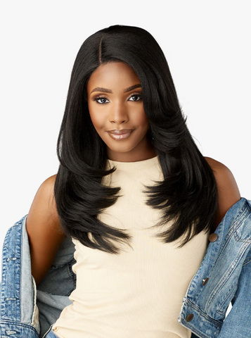 Sensationnel KINKY Edges Kinks & Co Y-PART KINKY BLOW OUT 20"