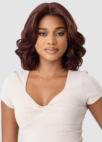 Outre Synthetic Swiss HD Lace Front Wig - MELORA
