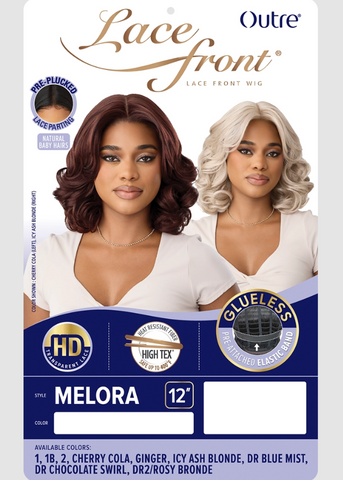 Outre Synthetic Swiss HD Lace Front Wig - MELORA
