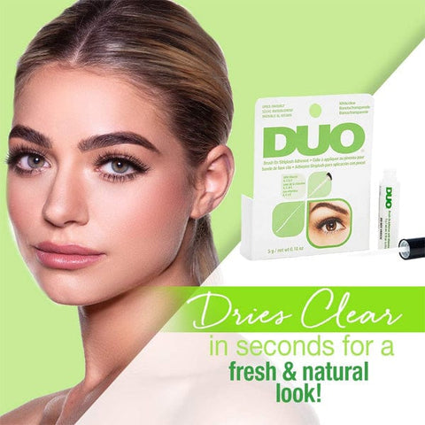 Ardell Eyes DUO Brush-On Lash Adhesive with Vitamins A,C&E-White/Clear-0.18oz-(C)