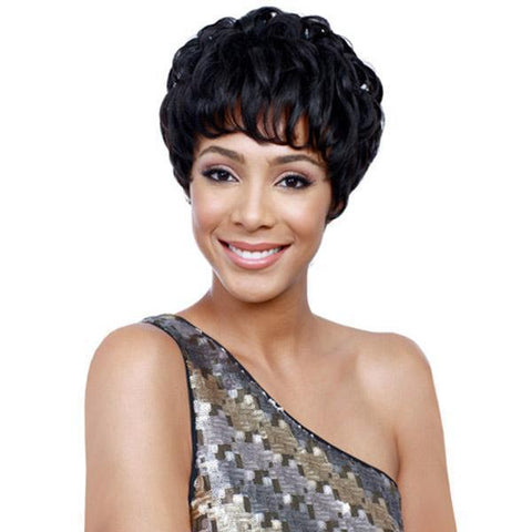 Bobbi Boss 100% Human Hair Full Wigs Bobbi Boss 100% Human Hair Wig - MH1245 WYNN