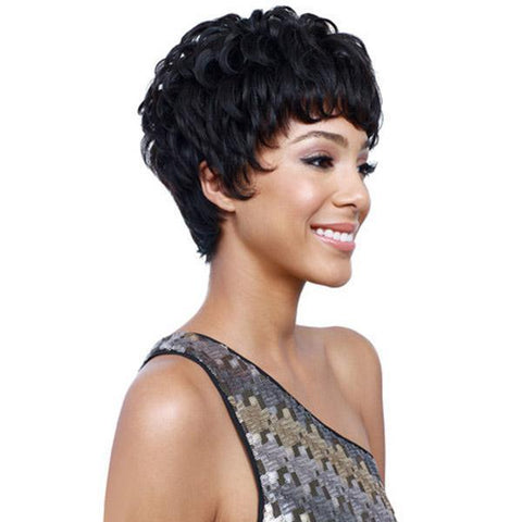 Bobbi Boss 100% Human Hair Full Wigs Bobbi Boss 100% Human Hair Wig - MH1245 WYNN