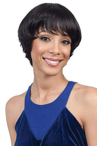 Bobbi Boss 100% Human Hair Full Wigs Natural Bobbi Boss 100% Human Hair Wig - MH1258 ONI - Clearance