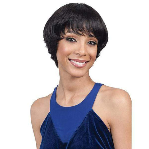 Bobbi Boss 100% Human Hair Full Wigs Natural Bobbi Boss 100% Human Hair Wig - MH1258 ONI - Clearance