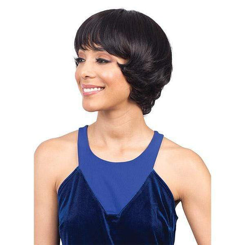 Bobbi Boss 100% Human Hair Full Wigs Natural Bobbi Boss 100% Human Hair Wig - MH1258 ONI - Clearance