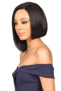 Bobbi Boss 100% Human Hair Lace Wigs Bobbi Boss 100% Human Hair Sleek Bob Lace Front Wig - MHLF401 HH NADINE