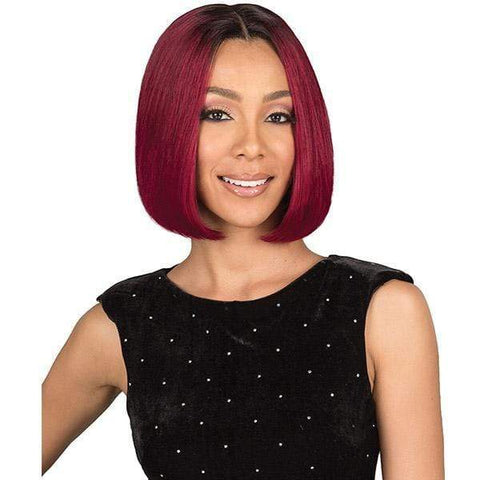 Bobbi Boss 100% Human Hair Lace Wigs Bobbi Boss 100% Remi Human Hair Lace Front Wig - MHLF801 EMA NATURAL