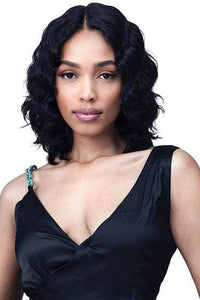 Bobbi Boss 100% Human Hair Lace Wigs Bobbi Boss 100% Virgin Remy Human Hair HD Lace Wig - BNLFLD12 LOOSE DEEP 12
