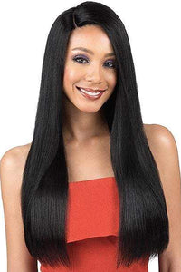 Bobbi Boss 100% Human Hair Lace Wigs Bobbi Boss Indiremi 100% Virgin Remy Hair 4x4 Deep Lace Wig - MHRLF009 NATURAL STRAIGHT 26