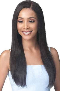 Bobbi Boss 100% Human Hair Lace Wigs NATURAL Bobbi Boss 100% Virgin Remy Human Hair 13X4 Lace Front Wig - MHLF508 NATURAL STRAIGHT 24