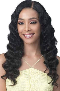 Bobbi Boss 100% Human Hair Lace Wigs NATURAL Bobbi Boss 100% Virgin Remy Human Hair 13X4 Lace Front Wig - MHLF509 OCEAN WAVE 24