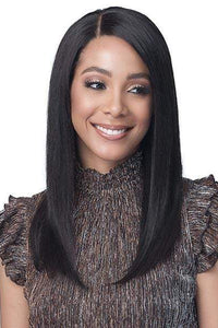 Bobbi Boss 100% Human Hair Lace Wigs NATURAL Bobbi Boss 100% Virgin Remy Human Hair 13X4 Lace Front Wig - MHLF527 JAYNE