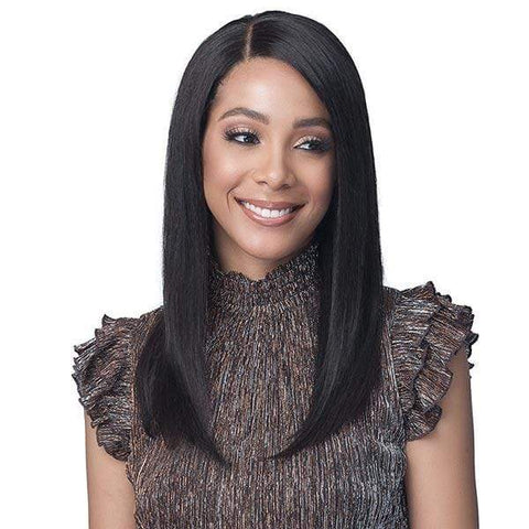 Bobbi Boss 100% Human Hair Lace Wigs NATURAL Bobbi Boss 100% Virgin Remy Human Hair 13X4 Lace Front Wig - MHLF527 JAYNE