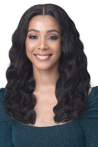 Bobbi Boss 100% Human Hair Lace Wigs NATURAL Bobbi Boss 100% Virgin Remy Human Hair 13X4 Lace Front Wig - MHLF528 NATALIE
