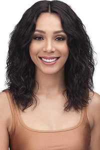 Bobbi Boss 100% Human Hair Lace Wigs NATURAL Bobbi Boss 100% Virgin Remy Human Hair 13X4 Swiss Lace Front Wig - MHLF310 NISA