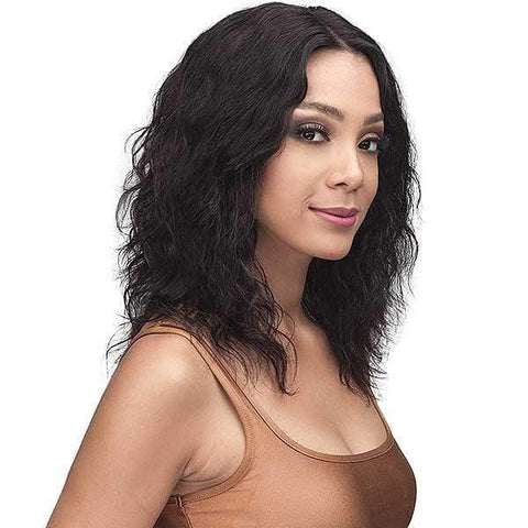Bobbi Boss 100% Human Hair Lace Wigs NATURAL Bobbi Boss 100% Virgin Remy Human Hair 13X4 Swiss Lace Front Wig - MHLF310 NISA