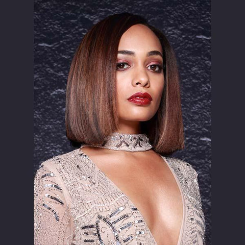 Bobbi Boss 100% Human Hair (Multi Pack) Bobbi Boss Winner 100% Human Hair(Weaves) - Natural Yaki 4Pcs Pack 10"+10"+12"+12"