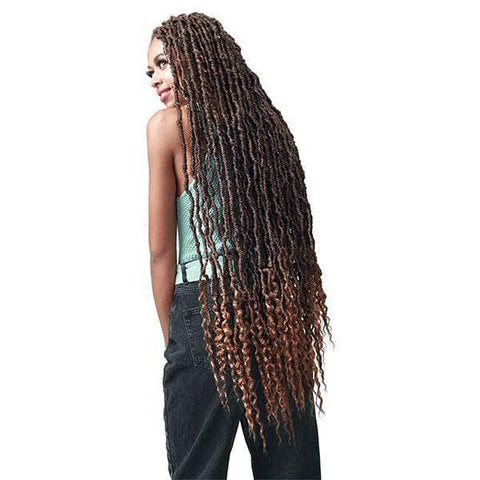 Bobbi Boss Crochet Braid Bobbi Boss Synthetic Crochet Braid - NU LOCS FRENCH TIPS 36" 2X
