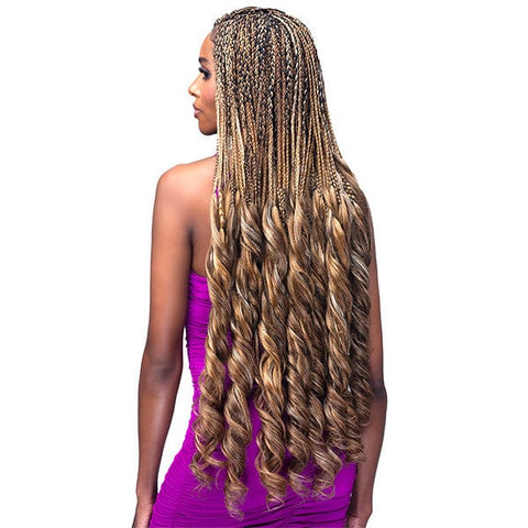 Bobbi Boss Crochet Braid Bobbi Boss Synthetic Pre-Feathered Braid - 3X BOSS BRAID PF FRENCH CURL 28"