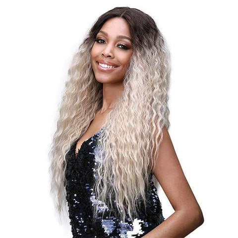Bobbi Boss Deep Part Lace Wigs Bobbi Boss Premium Synthetic Swiss Lace Front Wig - MLF384 LYRICA