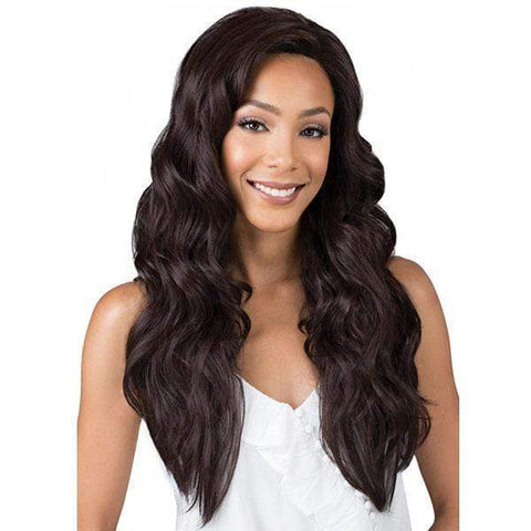 Bobbi Boss Free Part Lace Wigs Bobbi Boss Synthetic Swiss Lace Wig - MLF380 EMERALD - (C)