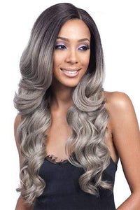 Bobbi Boss Frontal Lace Wigs Bobbi Boss Synthetic 13x4 Hand-Tied Swiss Lace Front Wig - MLF224 KEESHANA