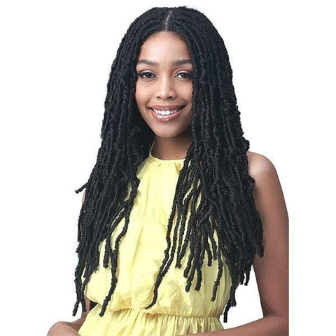 Bobbi Boss Frontal Lace Wigs Bobbi Boss Synthetic Hair Lace Front Wig - MLF618 NU LOCS 24 - Clearance