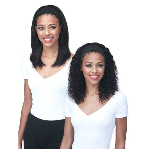 Bobbi Boss Half Wigs Bobbi Boss 100% Human Hair Wet & Wavy Headband Wig - MH1407 SALLI