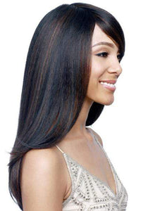 Bobbi Boss Human Hair Blend Full Wigs Bobbi Boss Human Hair Blend Wigs - MB1400 BORA