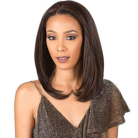 Bobbi Boss Human Hair Blend Lace Wigs Bobbi Boss Designer Mix Human Hair Blend Full Hand-Tied Lace Front Wig - MBDLF001 SABRINA