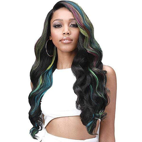 Bobbi Boss Human Hair Blend Lace Wigs Bobbi Boss Human Hair Blend 13X7 Glueless Frontal Lace Wig - MBLF004 LONDON