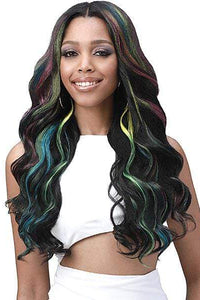 Bobbi Boss Human Hair Blend Lace Wigs Bobbi Boss Human Hair Blend 13X7 Glueless Frontal Lace Wig - MBLF004 LONDON
