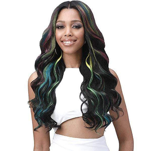 Bobbi Boss Human Hair Blend Lace Wigs Bobbi Boss Human Hair Blend 13X7 Glueless Frontal Lace Wig - MBLF004 LONDON