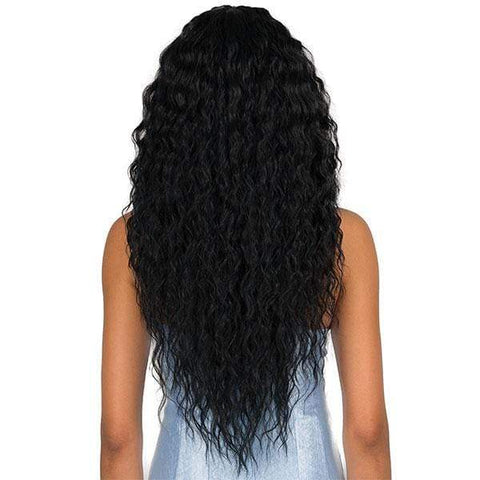 Bobbi Boss Human Hair Blend Lace Wigs Bobbi Boss Human Hair Blend 4X4 Swiss Lace Front Wig - MBLF120 KIANA
