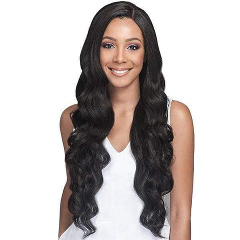 Bobbi Boss Human Hair Blend Lace Wigs Bobbi Boss Human Hair Blend 4X4 Swiss Lace Front Wig - MBLF150 PEKELA