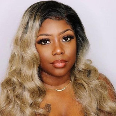 Bobbi Boss Human Hair Blend Lace Wigs Bobbi Boss Human Hair Blend 4X4 Swiss Lace Front Wig - MBLF150 PEKELA