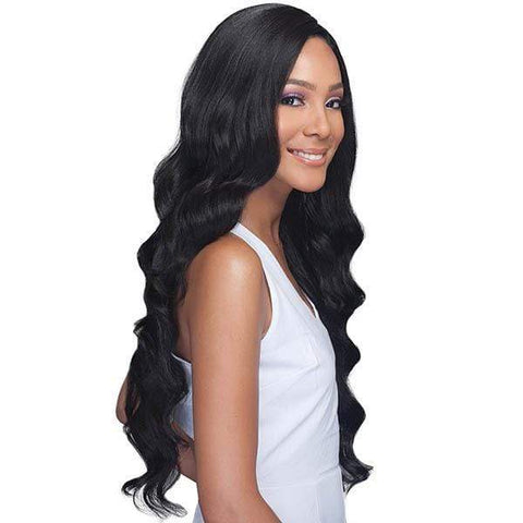 Bobbi Boss Human Hair Blend Lace Wigs Bobbi Boss Human Hair Blend 4X4 Swiss Lace Front Wig - MBLF150 PEKELA