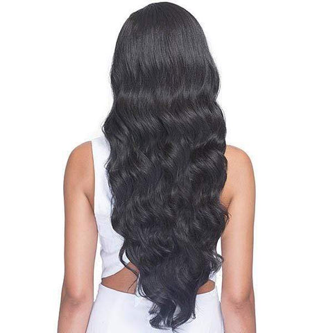 Bobbi Boss Human Hair Blend Lace Wigs Bobbi Boss Human Hair Blend 4X4 Swiss Lace Front Wig - MBLF150 PEKELA
