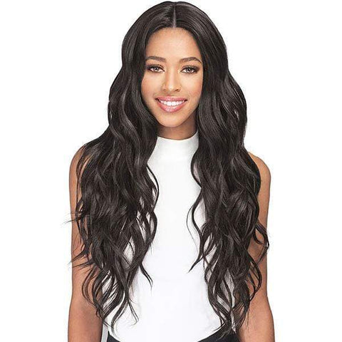 Bobbi Boss Human Hair Blend Lace Wigs Bobbi Boss Human Hair Blend Deep Part Swiss Lace Front Wig - MBLF140 FREYA