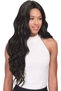 Bobbi Boss Human Hair Blend Lace Wigs Bobbi Boss Human Hair Blend Deep Part Swiss Lace Front Wig - MBLF140 FREYA