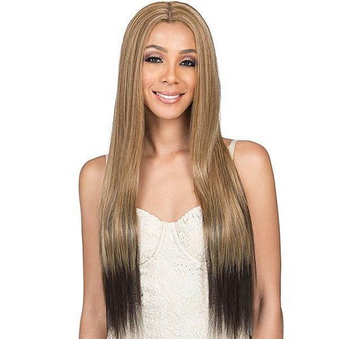 Bobbi Boss Human Hair Blend Lace Wigs Bobbi Boss Human Hair Blend Deep Part Swiss Lace Front Wig - MBLF30 LIA