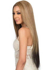 Bobbi Boss Human Hair Blend Lace Wigs Bobbi Boss Human Hair Blend Deep Part Swiss Lace Front Wig - MBLF30 LIA