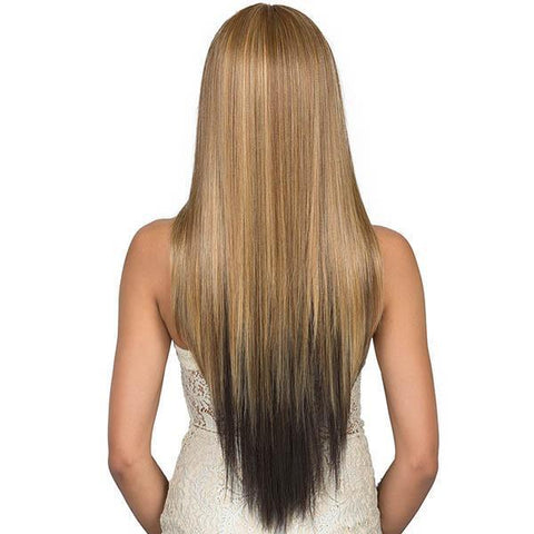 Bobbi Boss Human Hair Blend Lace Wigs Bobbi Boss Human Hair Blend Deep Part Swiss Lace Front Wig - MBLF30 LIA