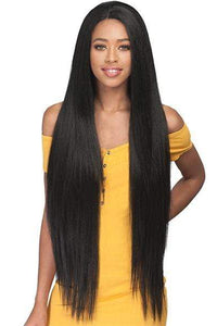 Bobbi Boss Human Hair Blend Lace Wigs Bobbi Boss Human Hair Blend Deep Swiss Lace Front Wig - MBLF130 DACIA