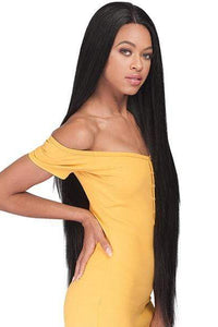 Bobbi Boss Human Hair Blend Lace Wigs Bobbi Boss Human Hair Blend Deep Swiss Lace Front Wig - MBLF130 DACIA