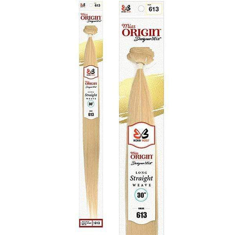 Bobbi Boss Human Hair Blended (Single Pack) - Weaves Bobbi Boss Designer Mix Miss Origin - STRAIGHT WEAVE 30"