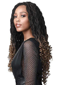 Bobbi Boss Senegalese Twist Braid Bobbi Boss Wavy Senegal Twist Curly Tips 2X Braid - 18"